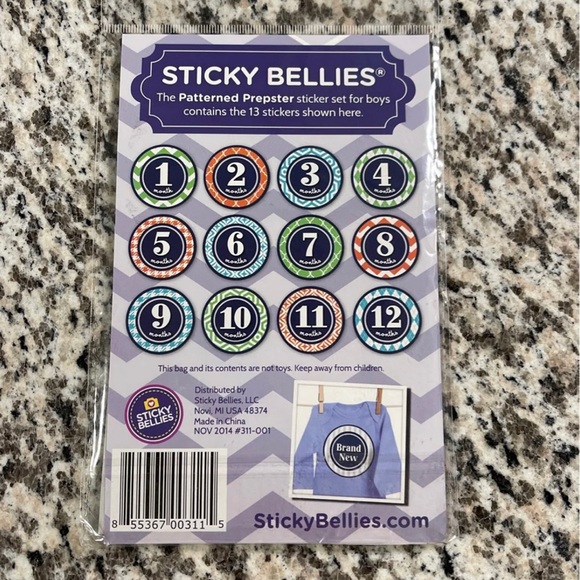 Belly Month Stickers for Babies - Picture 2 of 2